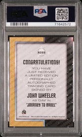 2018 Star Trek TOS Captain's Coll Autograph John Wheeler Gav LE Auto PSA 10